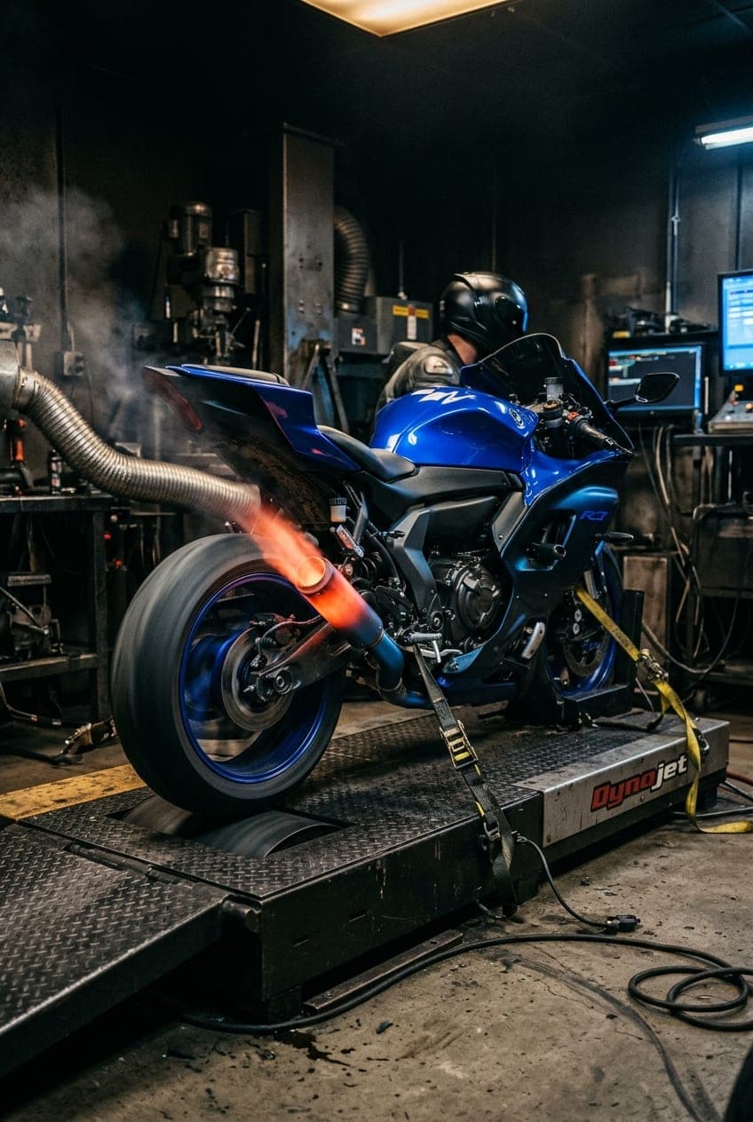 Suzuki GSX-R1000 on the dyno